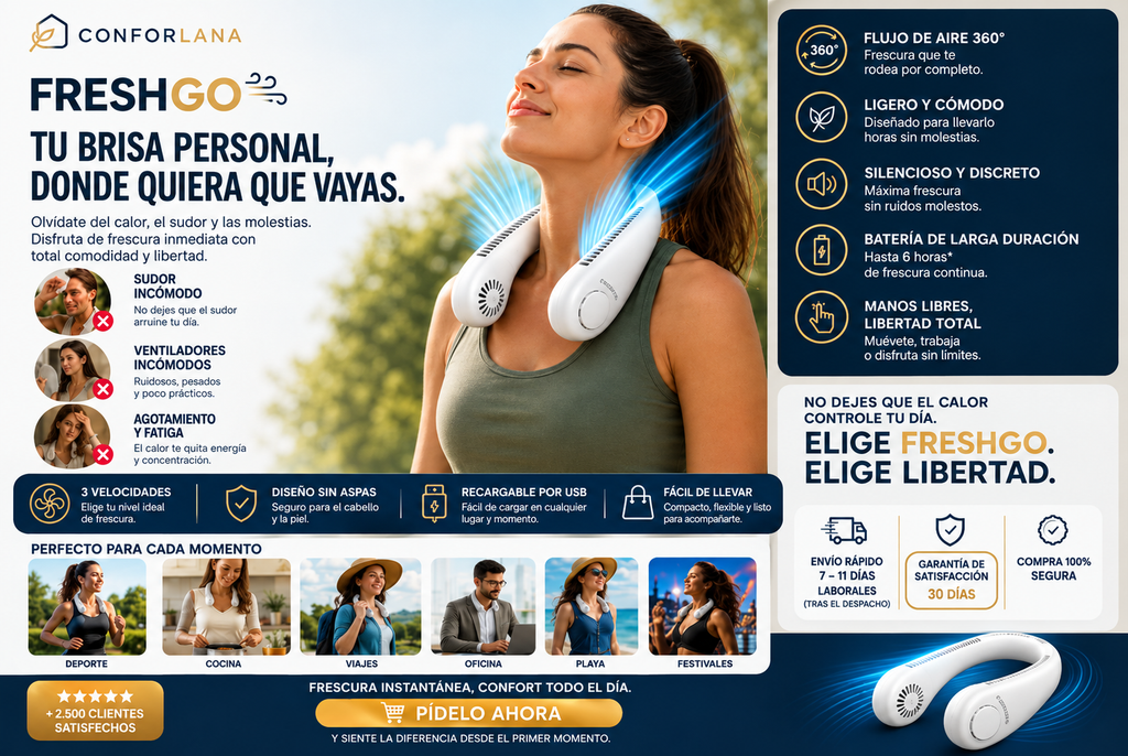 FreshGo Frescura sin manos, Libertad sin límites.
